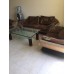 Bộ sofa kiểu louis vải, bàn kiếng